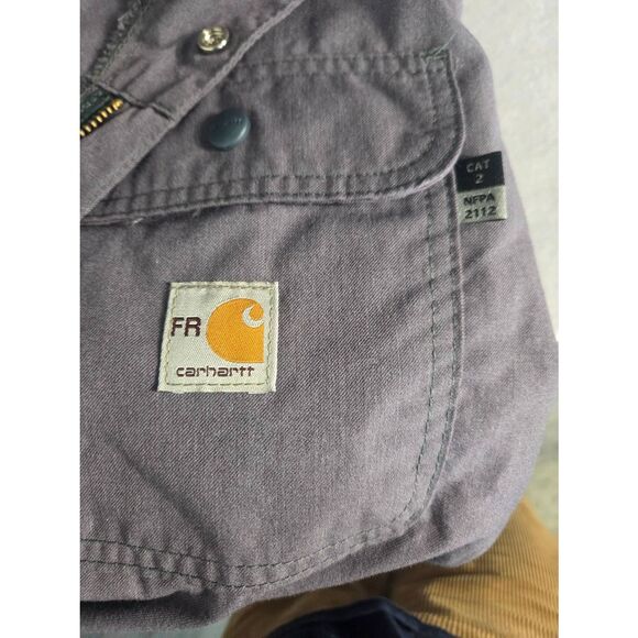 Carhartt FR Featherlight Coveralls Cat 2 NFPA 2112 Sz. L New w Defects - Picture 8 of 10
